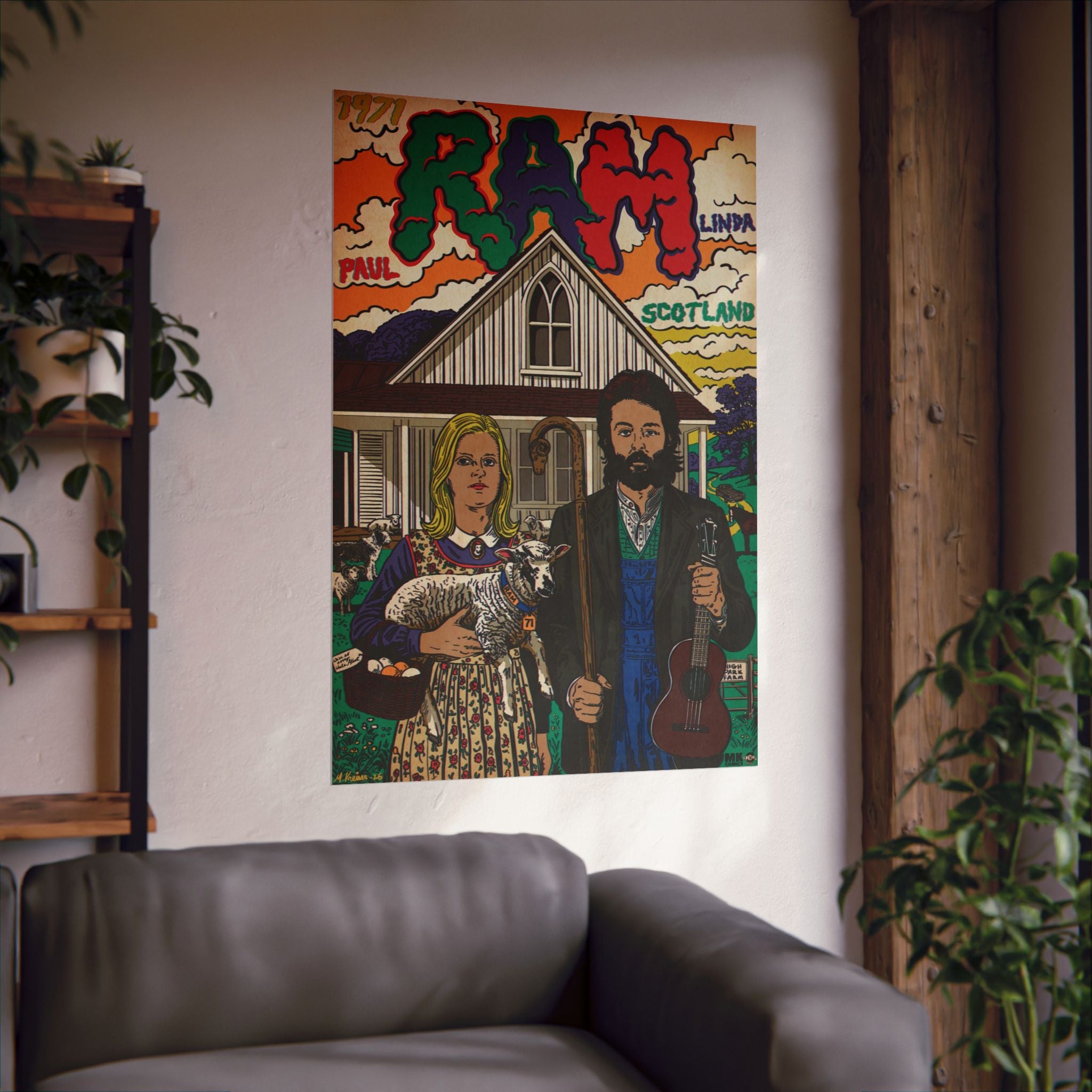 Ram - Matte Vertical Posters
