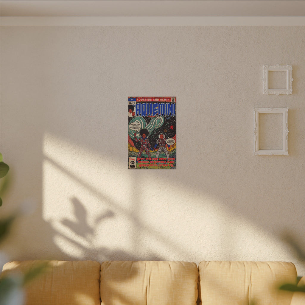 Aquemini - Comic Book Art - Matte Canvas, Stretched, 0.75" (Multi-Size)
