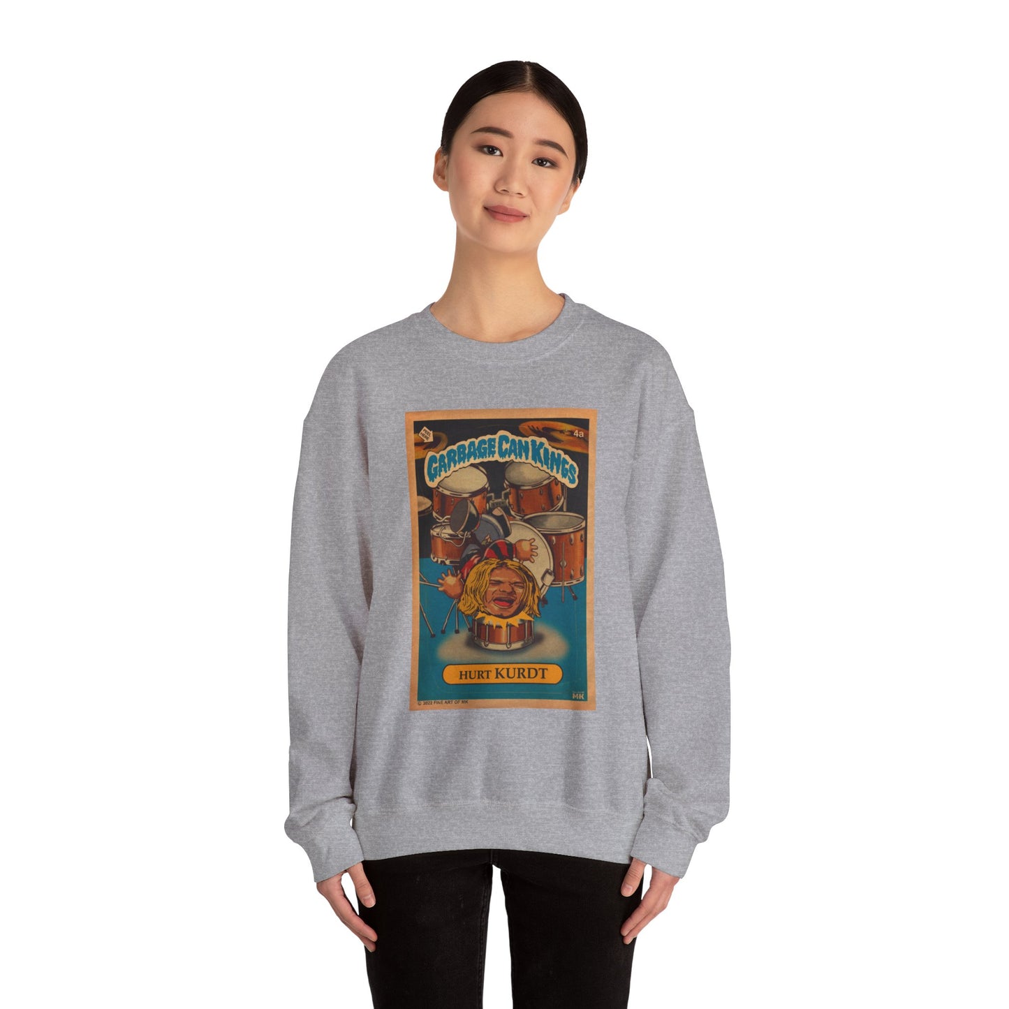 Hurt KURDT - Garbage Can Kings - Nirvana - Unisex Heavy Blend™ Crewneck Sweatshirt