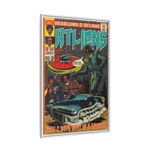 ATLIiens - 2 Dope Boyz - Gallery Canvas Wraps, Vertical Frame