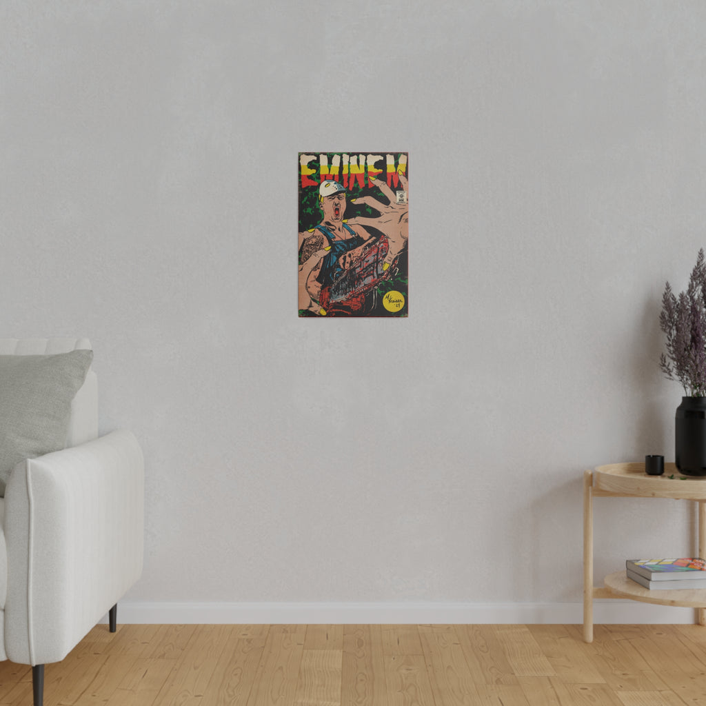 Em - Comic Book Art - Matte Canvas, Stretched, 0.75"