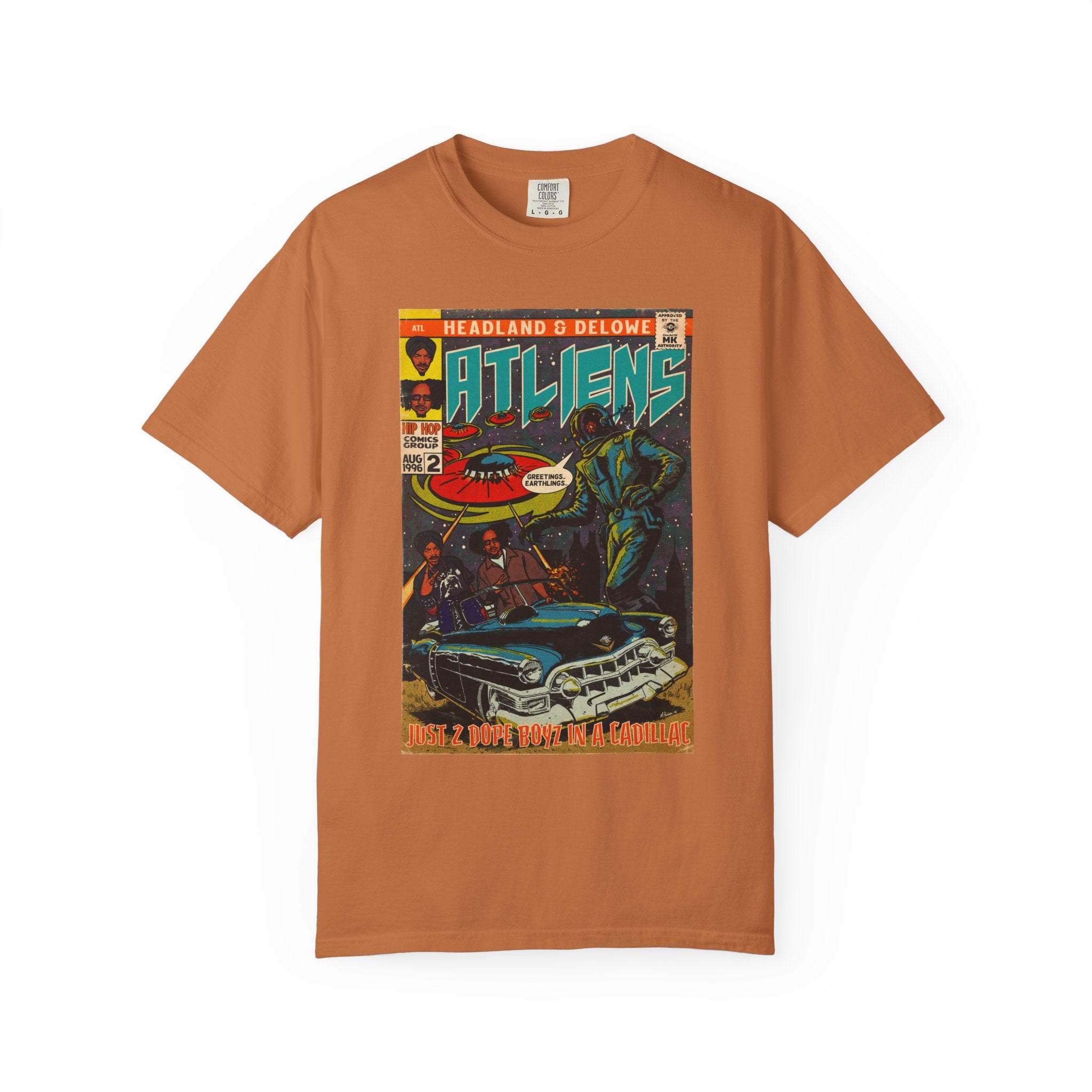 ATLiens - 2 Dope Boyz in a Cadillac - Unisex Comfort Colors T-shirt