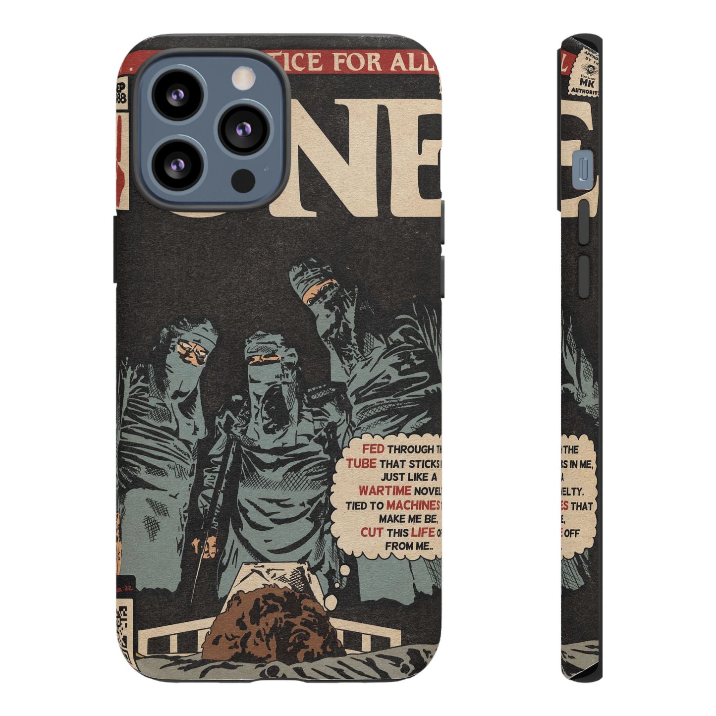 Metallica- One - Johnny Got His Gun Comic Book Art - Tough Phone Cases