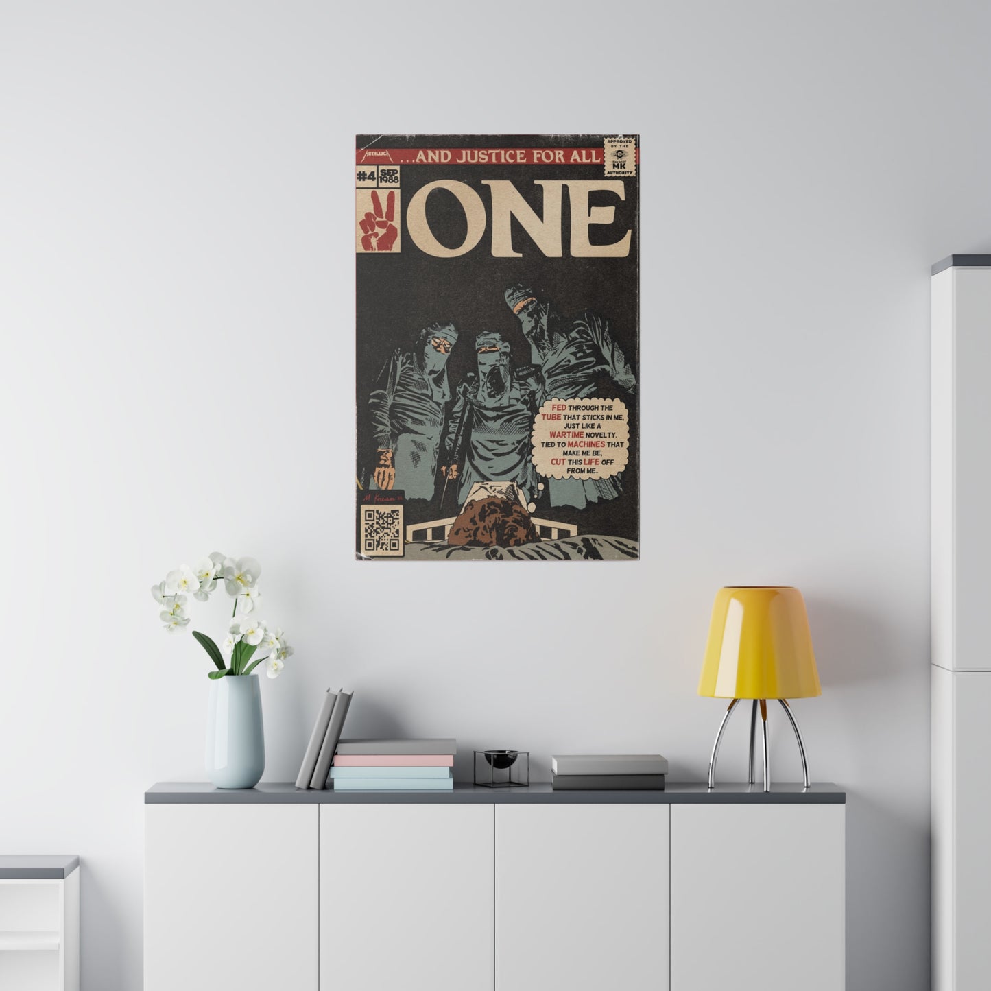 Metallica- One - Matte Canvas, Stretched, 0.75"
