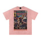 Rhythm Nation - Snow Washed Oversized Cotton T-Shirt