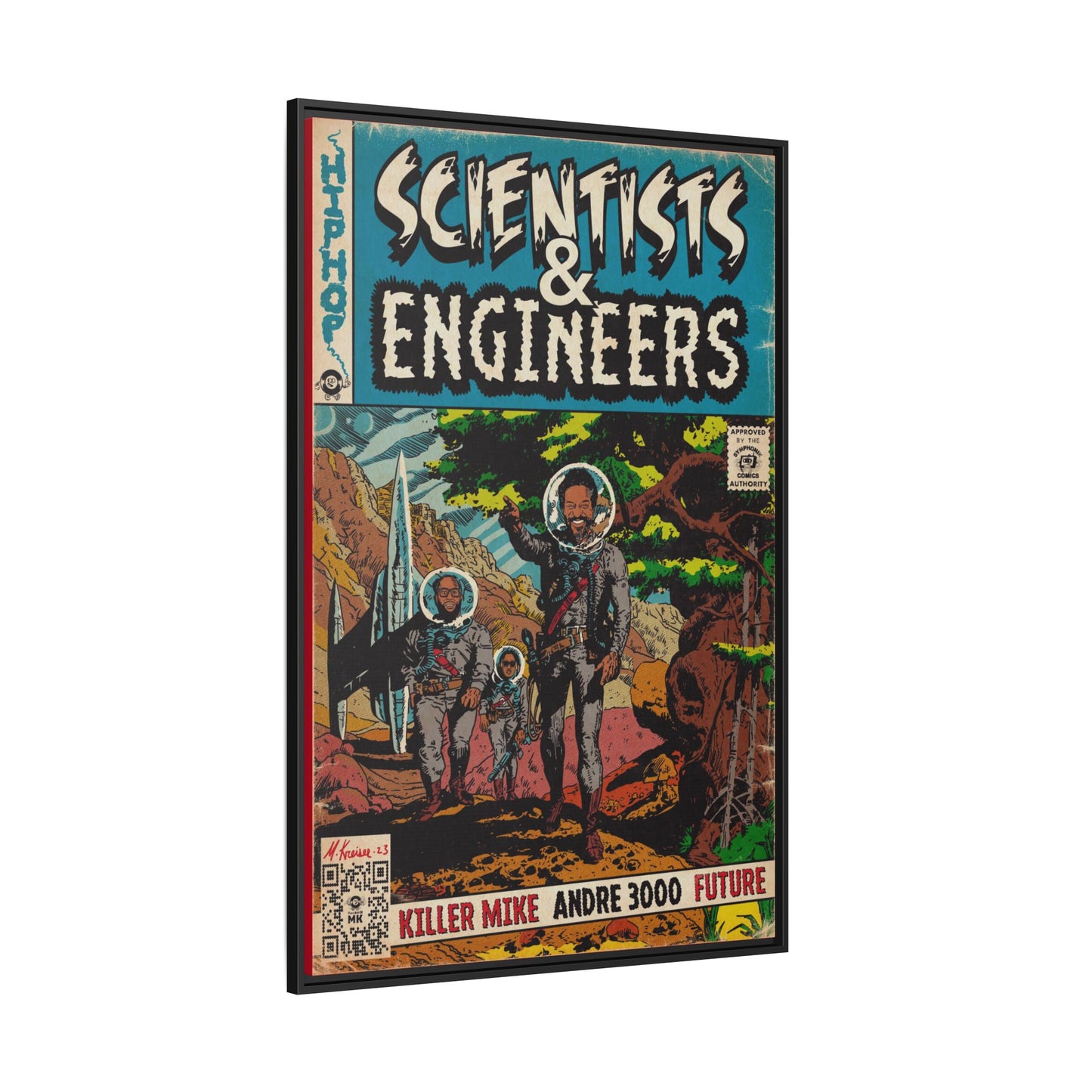 Killer Mike - Scientists & Engineers - Andre 3000 - Future - Gallery Canvas Wraps, Vertical Frame