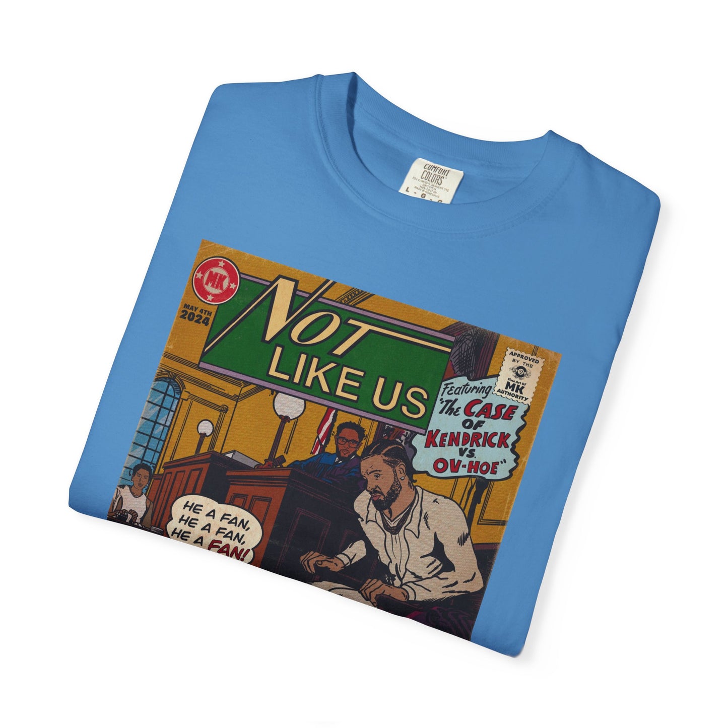 Kendrick Lamar - Not Like Us - Unisex Comfort Colors T-shirt