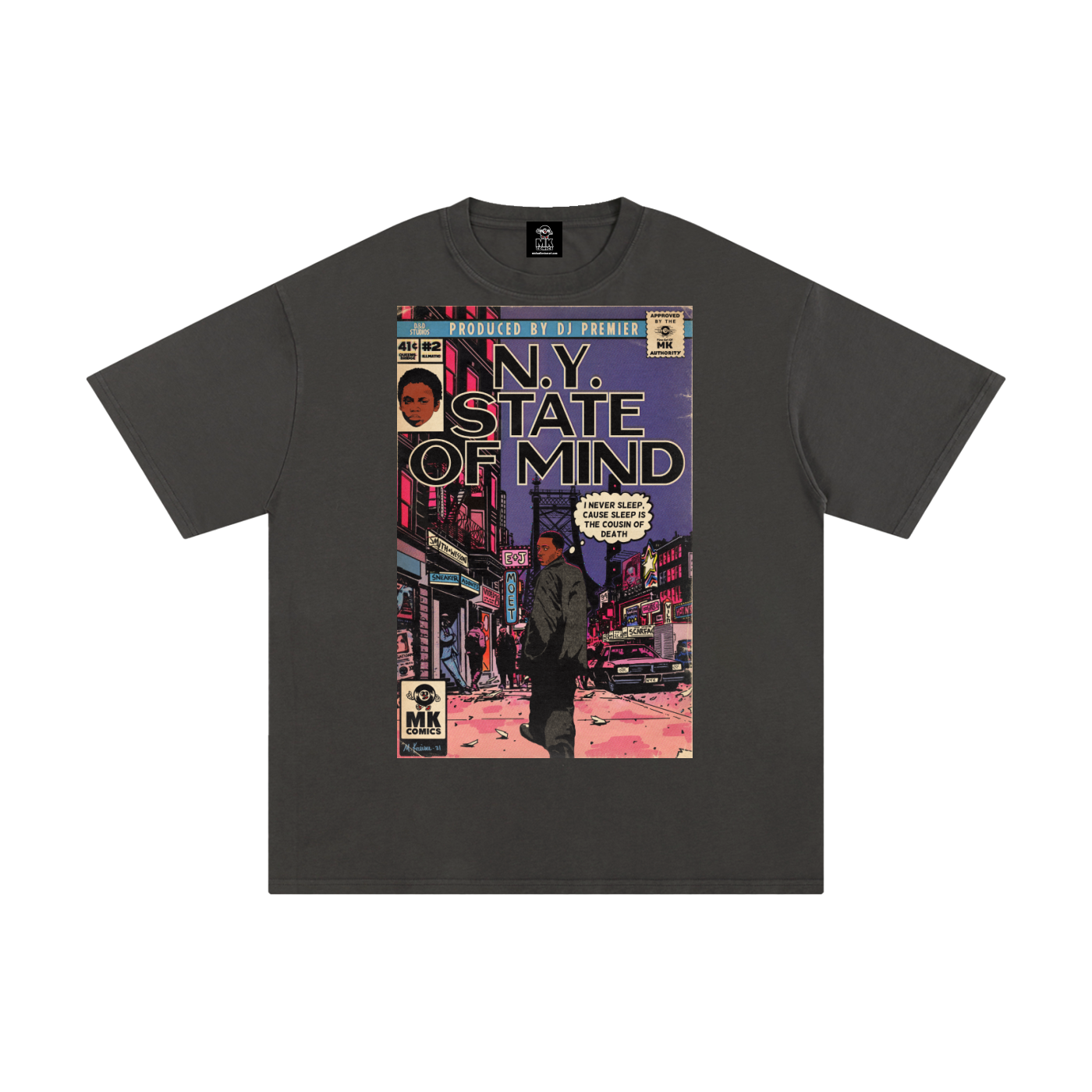 NY State of Mind - MK Classics - Unisex Pure Cotton T-Shirt