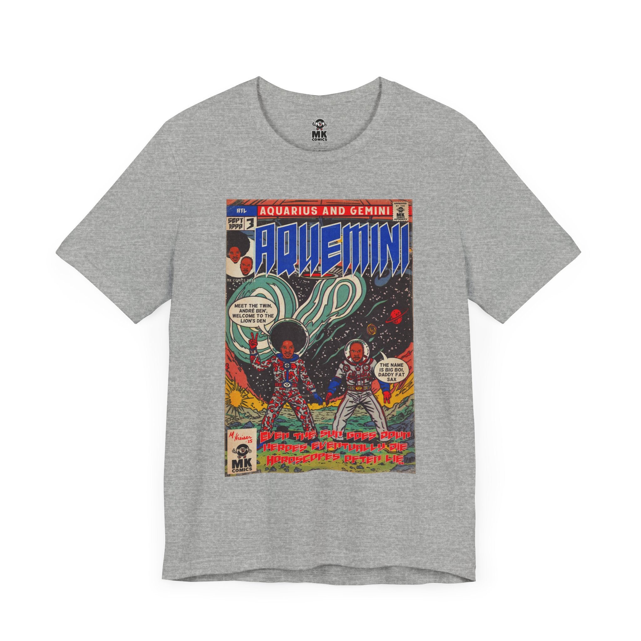 Aquemini - Comic Book Art - Unisex Jersey Short Sleeve Tee