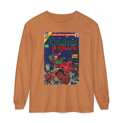 Christmas in Hollis - Unisex Comfort Colors Long Sleeve T-Shirt