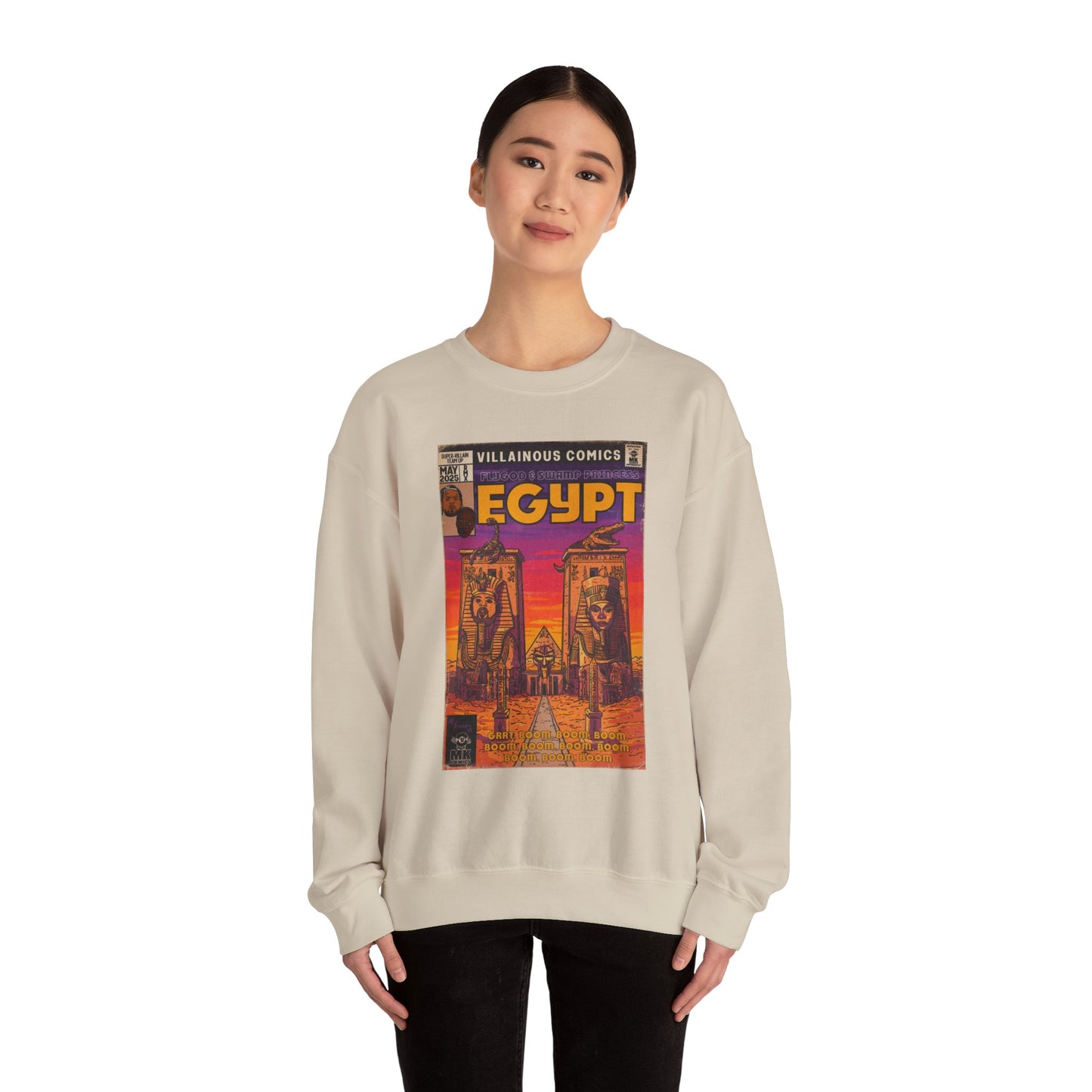 Egypt Remix - Unisex Heavy Blend™ Crewneck Sweatshirt