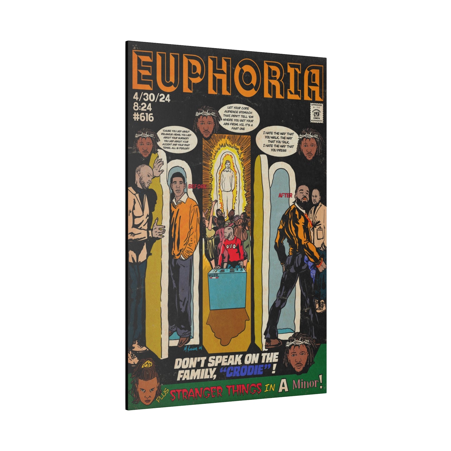 Euphoria - Matte Canvas, Stretched, 0.75"