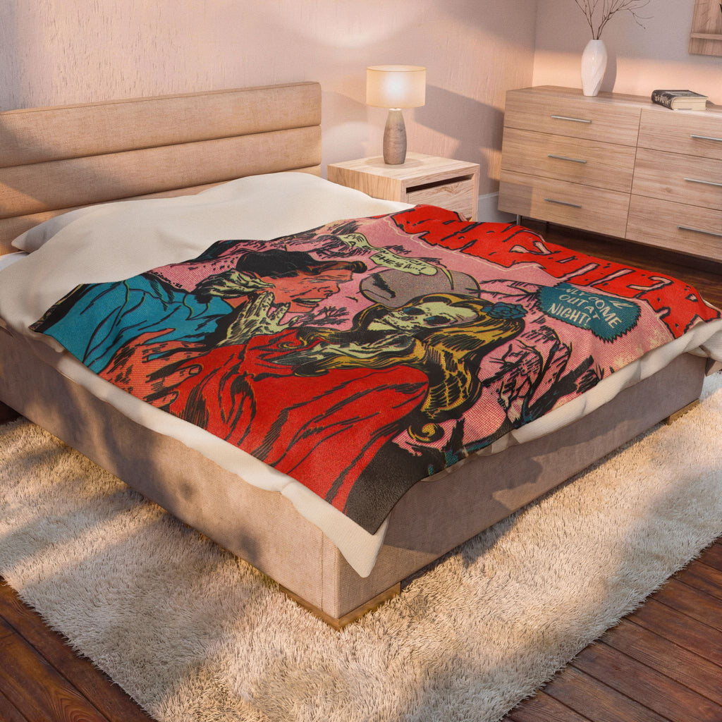 Maneater - Velveteen Plush Blanket