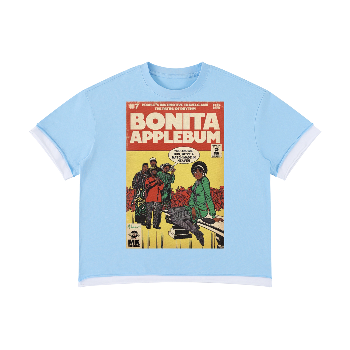 Bonita Applebum - Unisex Boxy Color Block T-Shirt