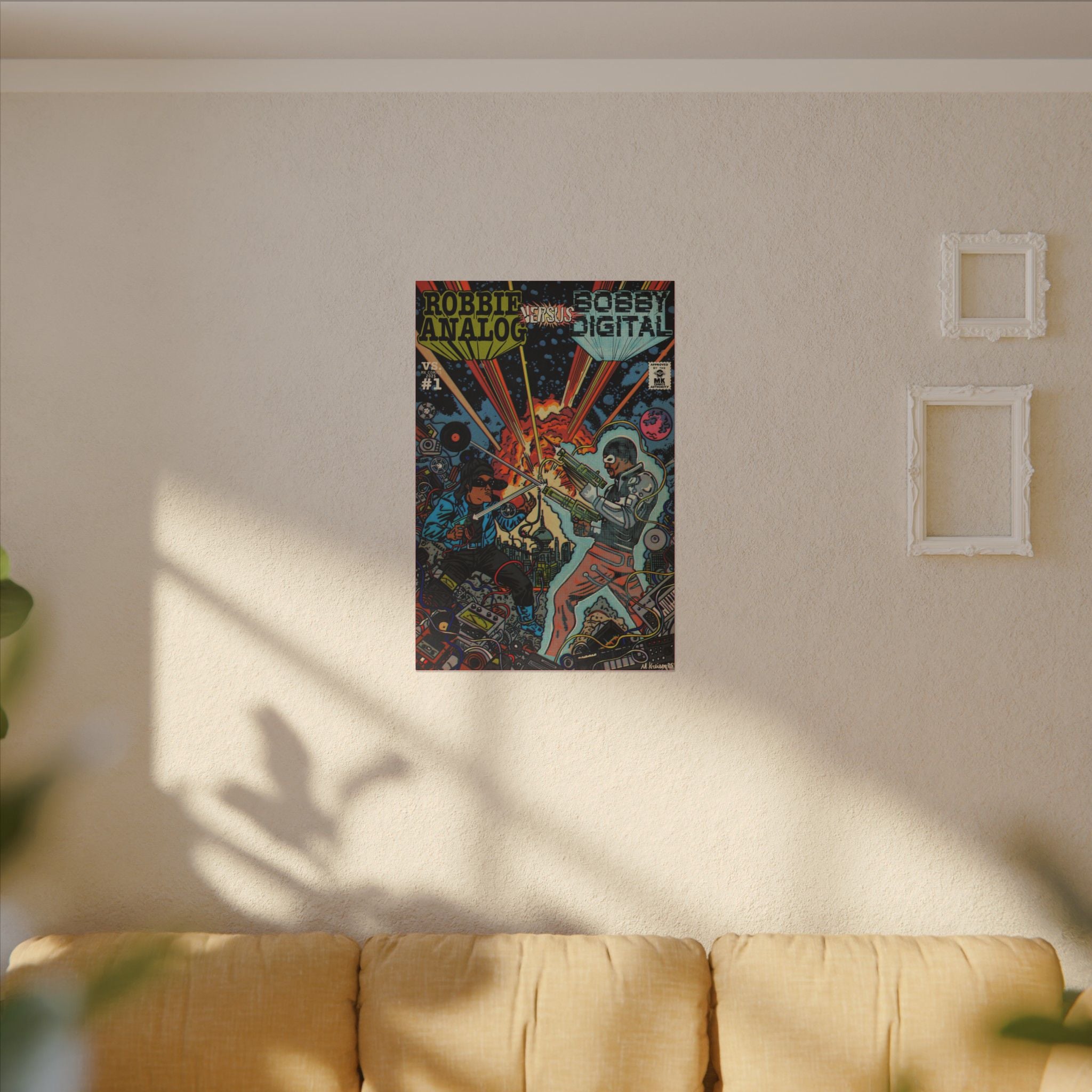 Analog vs. Digital - Matte Canvas, Stretched, 0.75" (Multi-Size)