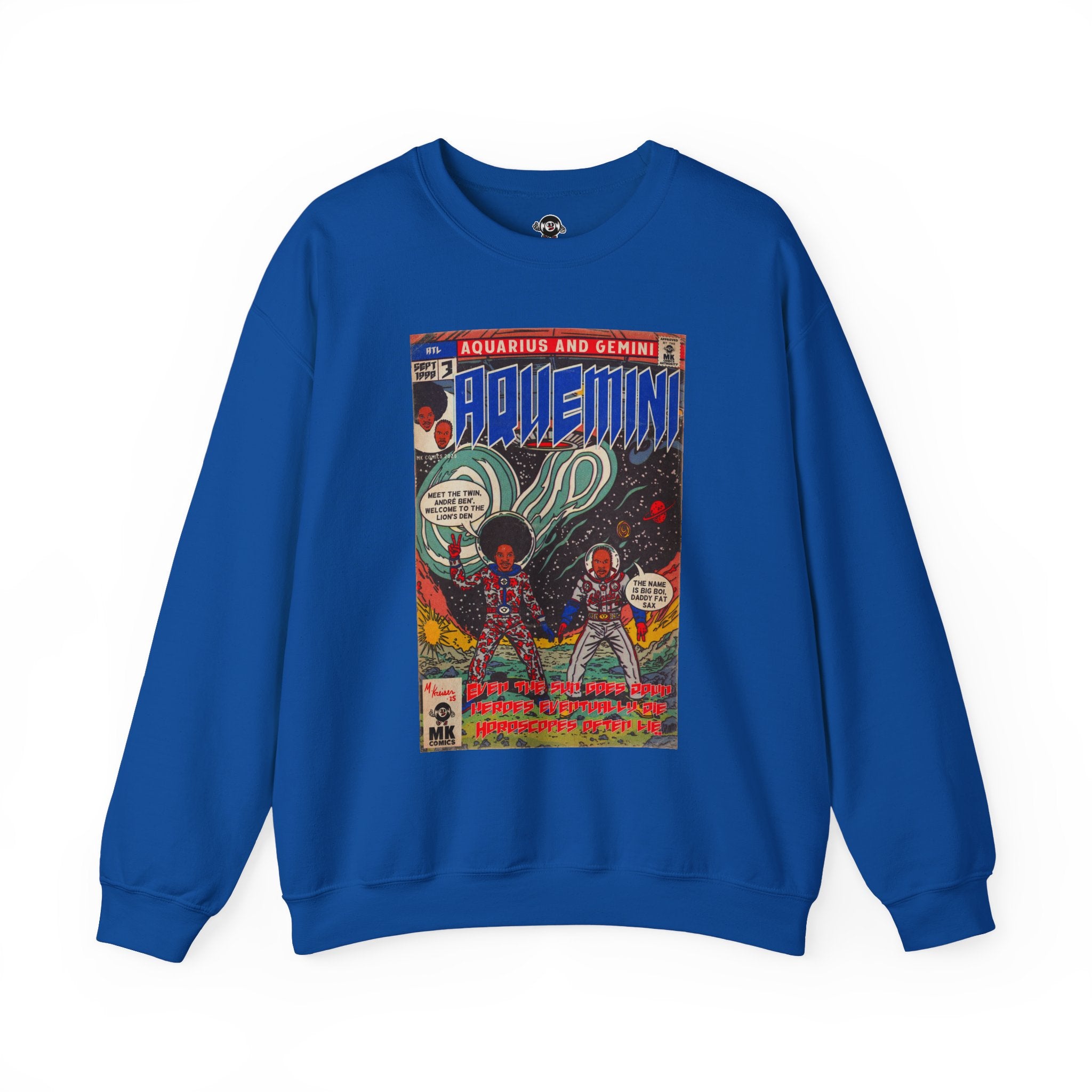 Aquemini - Comic Book Art - Unisex Heavy Blend™ Crewneck Sweatshirt