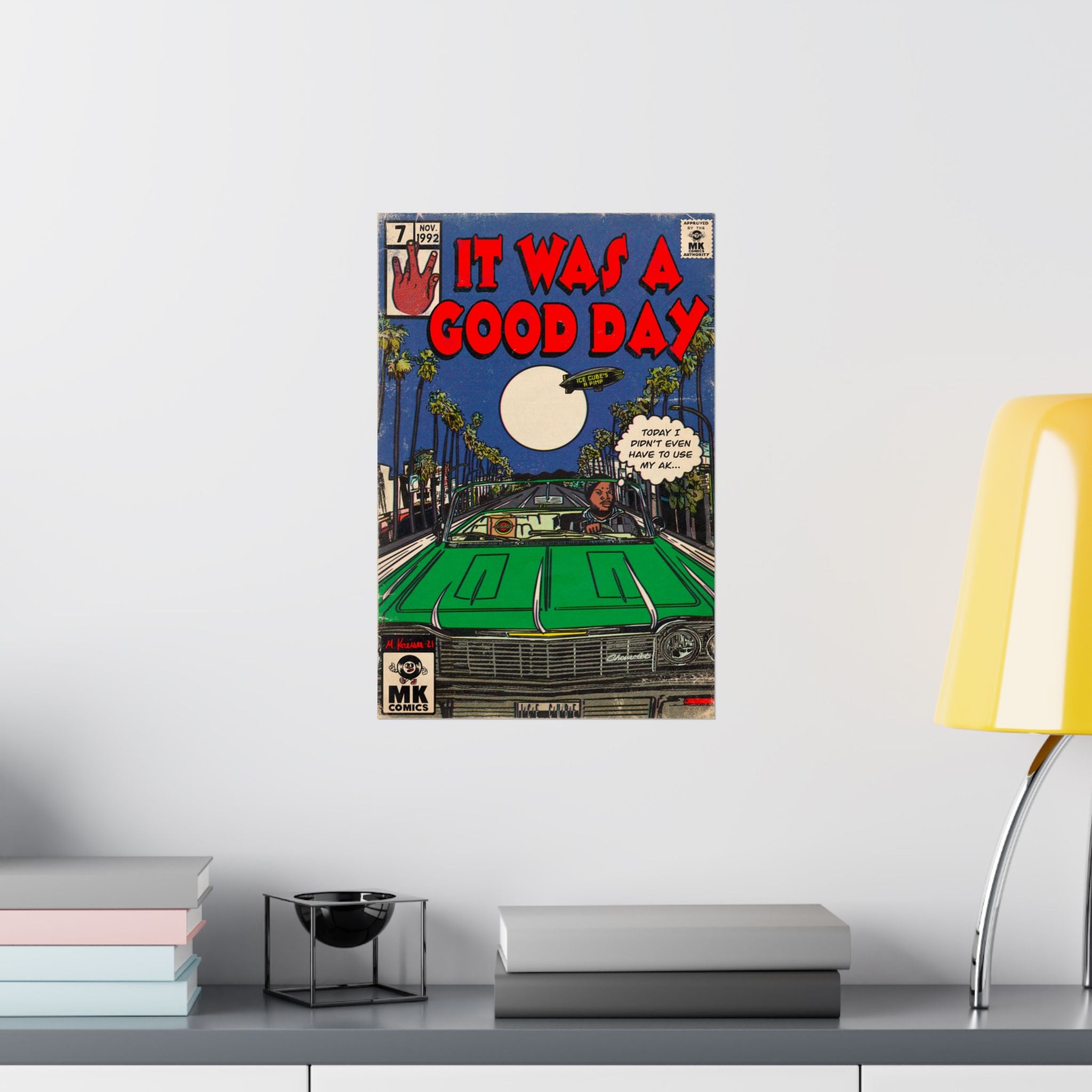 It Was A Good Day - Vertical Matte Poster