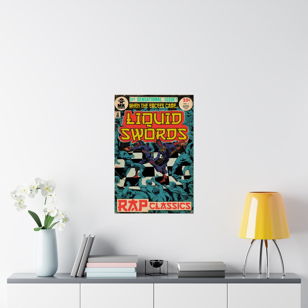 Liquid Swords - Vertical Matte Poster