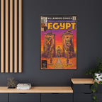 Egypt Remix - Matte Canvas, Framed (Multi-color)