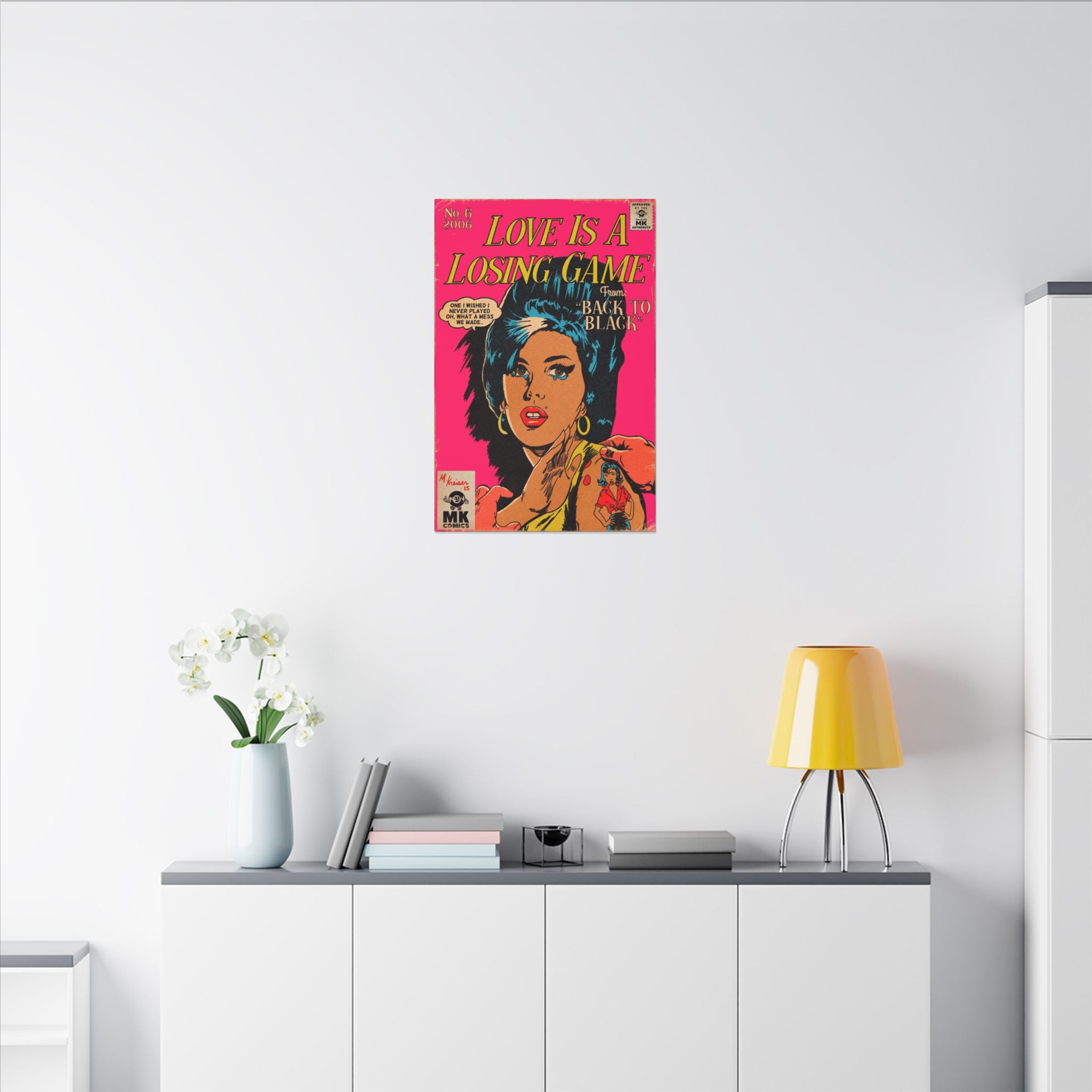 Love Is A Losing Game - Matte Canvas, Stretched