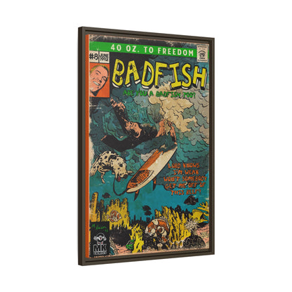 Badfish - Matte Canvas, Framed (Multi-color)