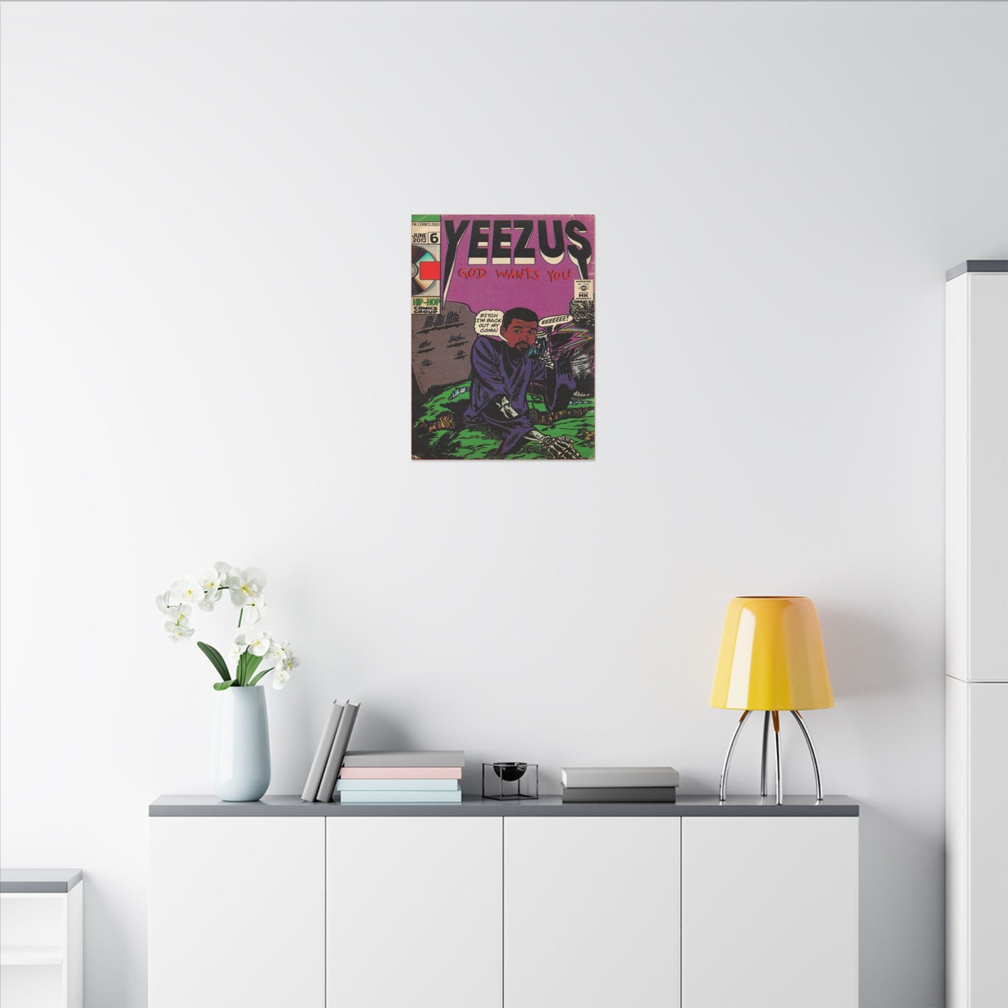 Yeez - Matte Canvas, Stretched, 0.75" (Multi-Size)