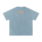 Purple Rain - Snow Washed Oversized Cotton T-Shirt