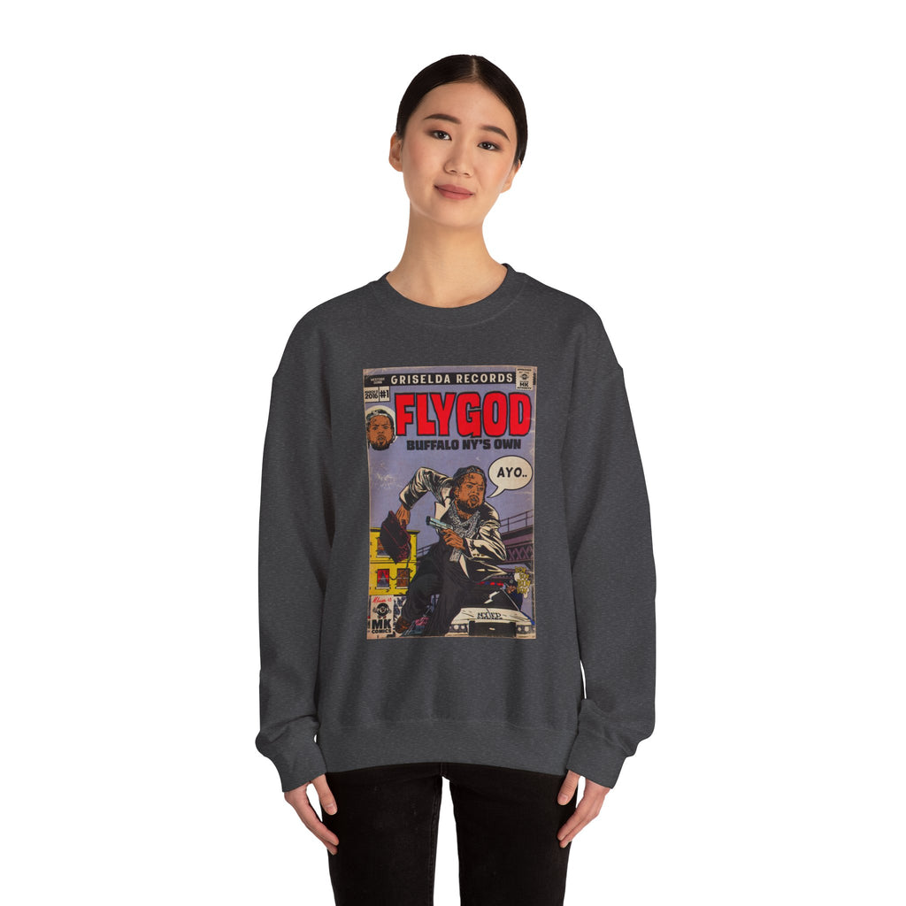 Flygod - Unisex Heavy Blend™ Crewneck Sweatshirt