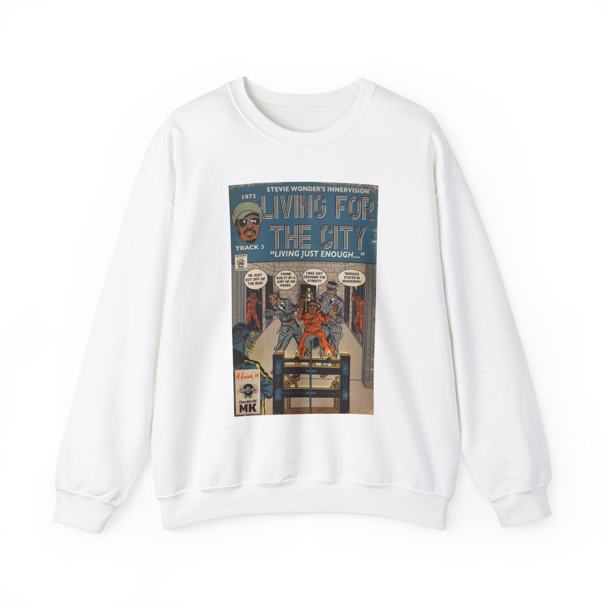Living For The City - Unisex Heavy Blend™ Crewneck Sweatshirt