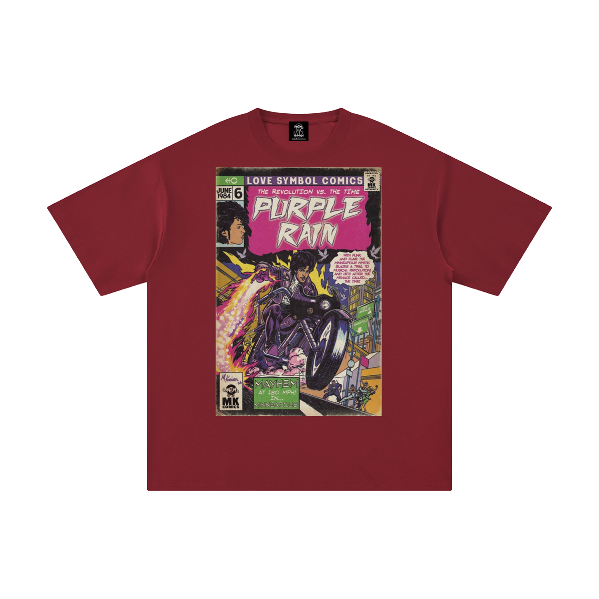 Purple Rain - Unisex Pure Cotton T-Shirt