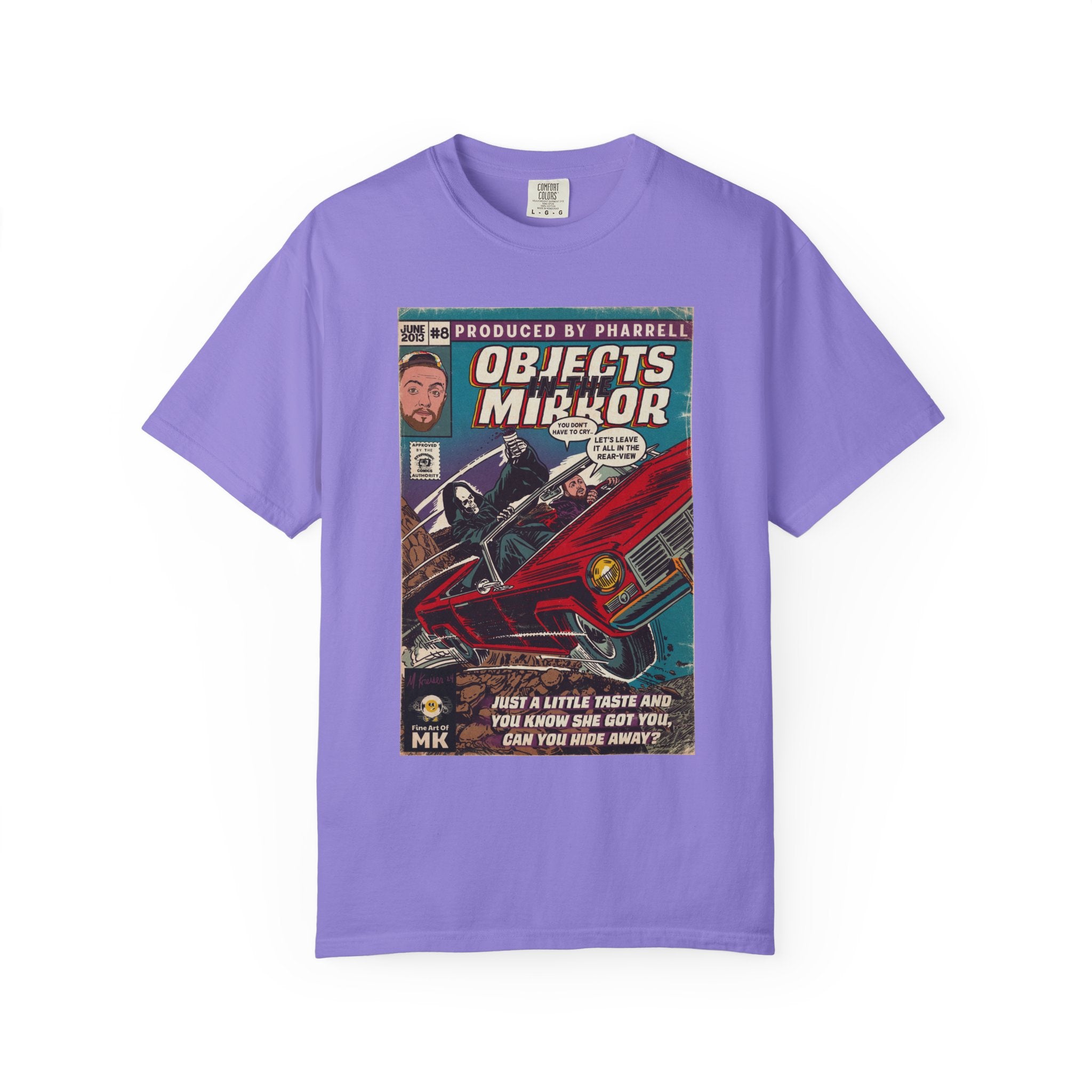 Objects in the Mirror - Unisex Comfort Colors T-shirt