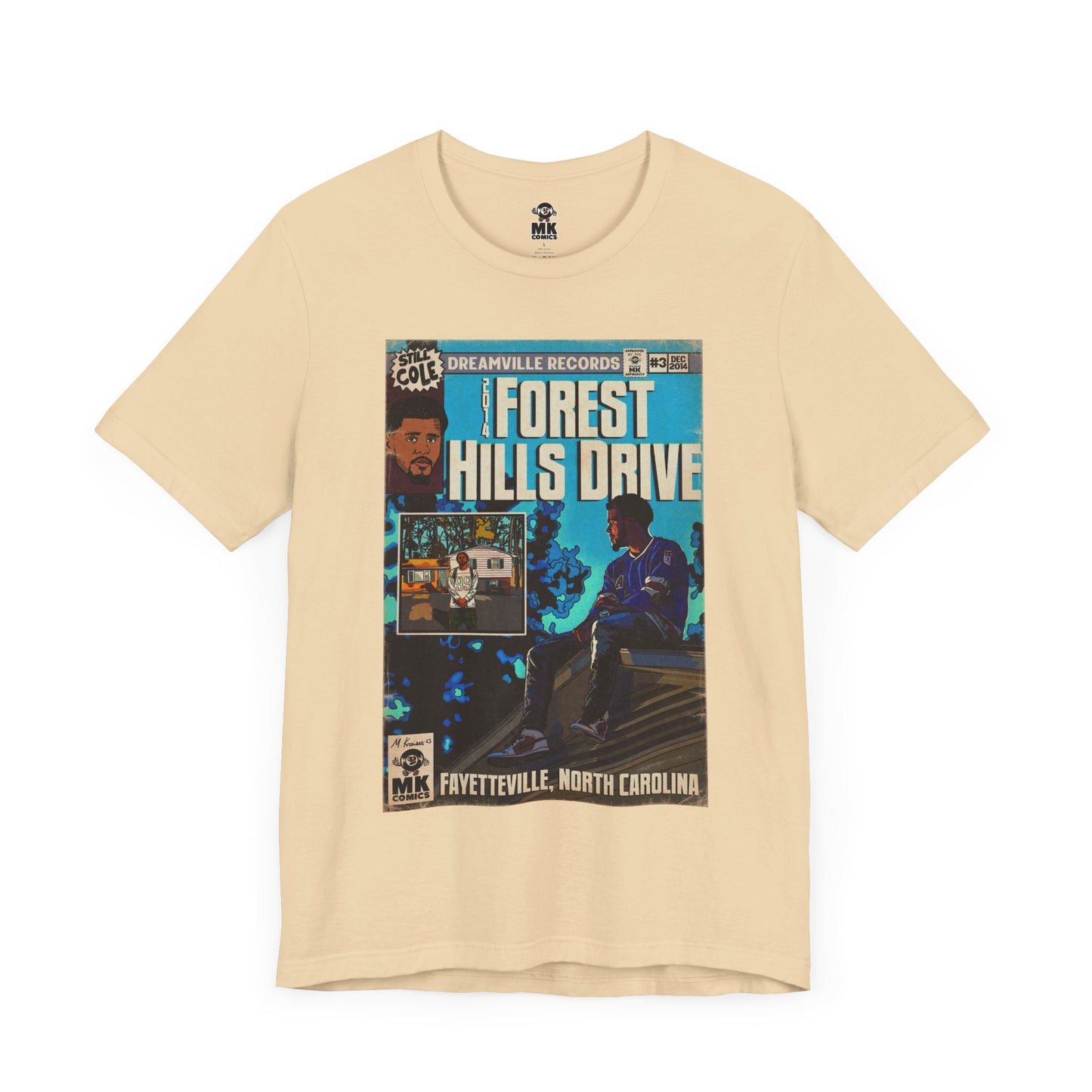 2014 Forest Hills Drive - Comic Book Art -  Unisex Jersey Short Sleeve Tee