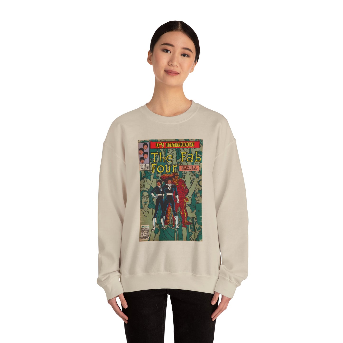 The Beatles - Beatlemania -  Unisex Heavy Blend™ Crewneck Sweatshirt