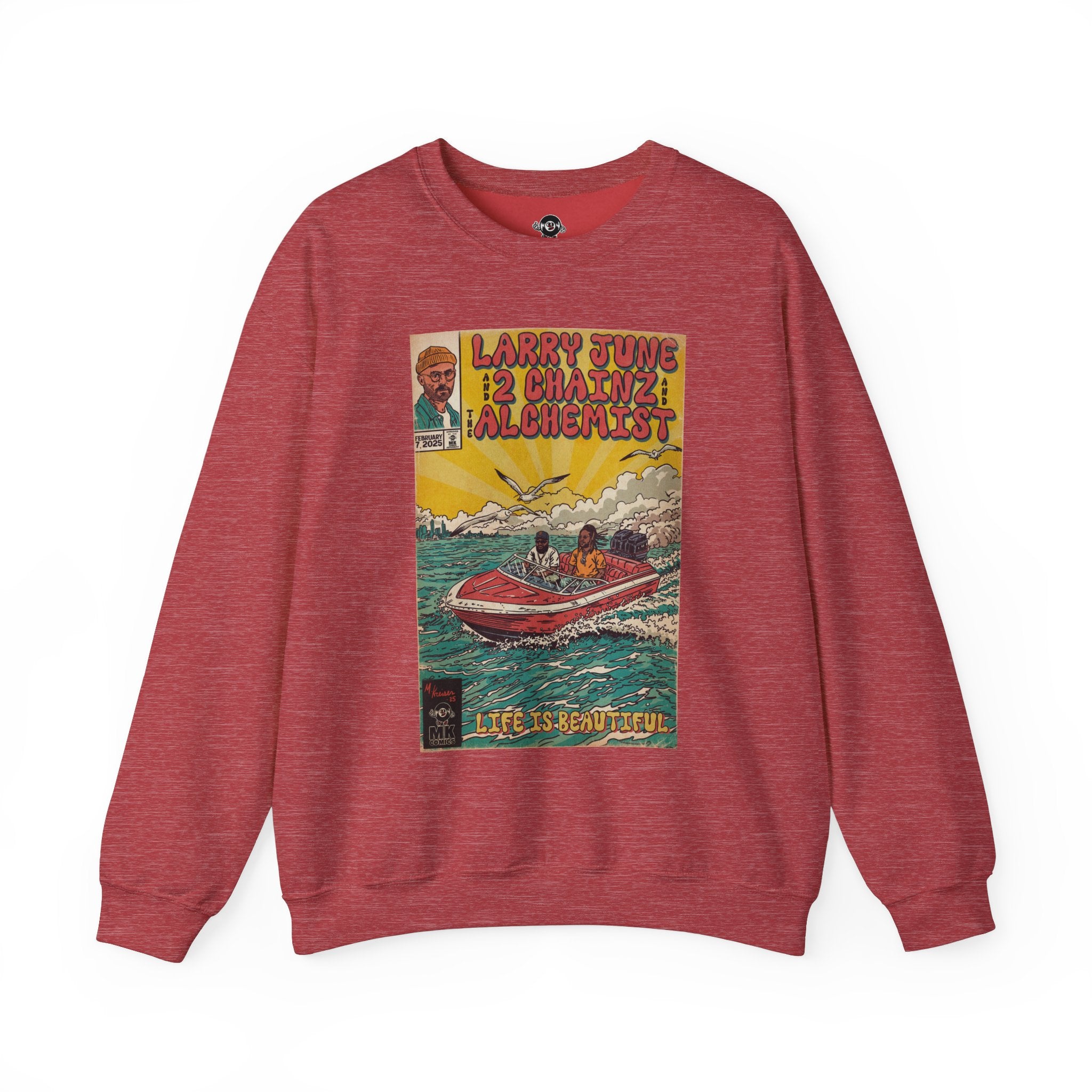 Life is Beautiful - Unisex Heavy Blend™ Crewneck Sweatshirt