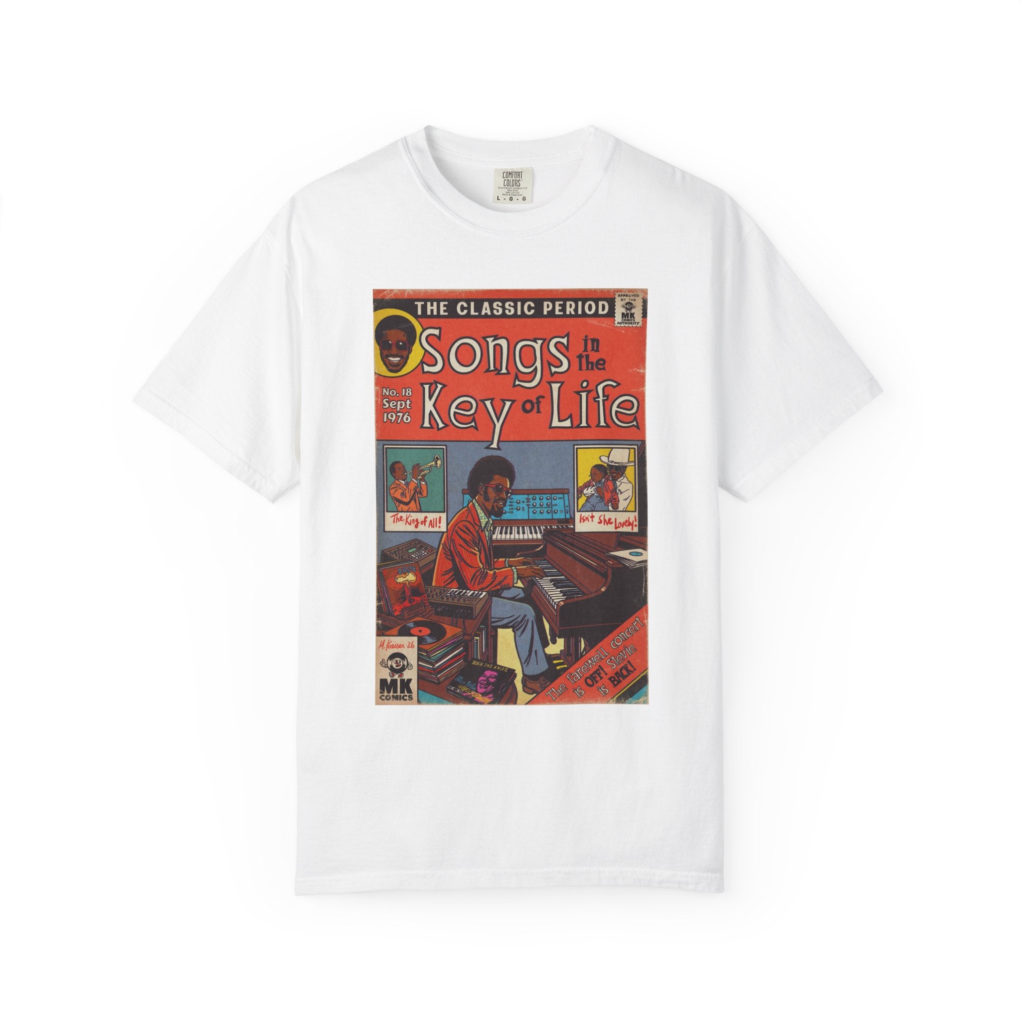 Songs in the Key of Life - Unisex Comfort Colors T-shirt