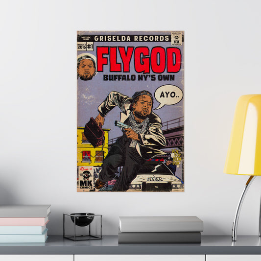 Flygod - Premium Matte Vertical Poster
