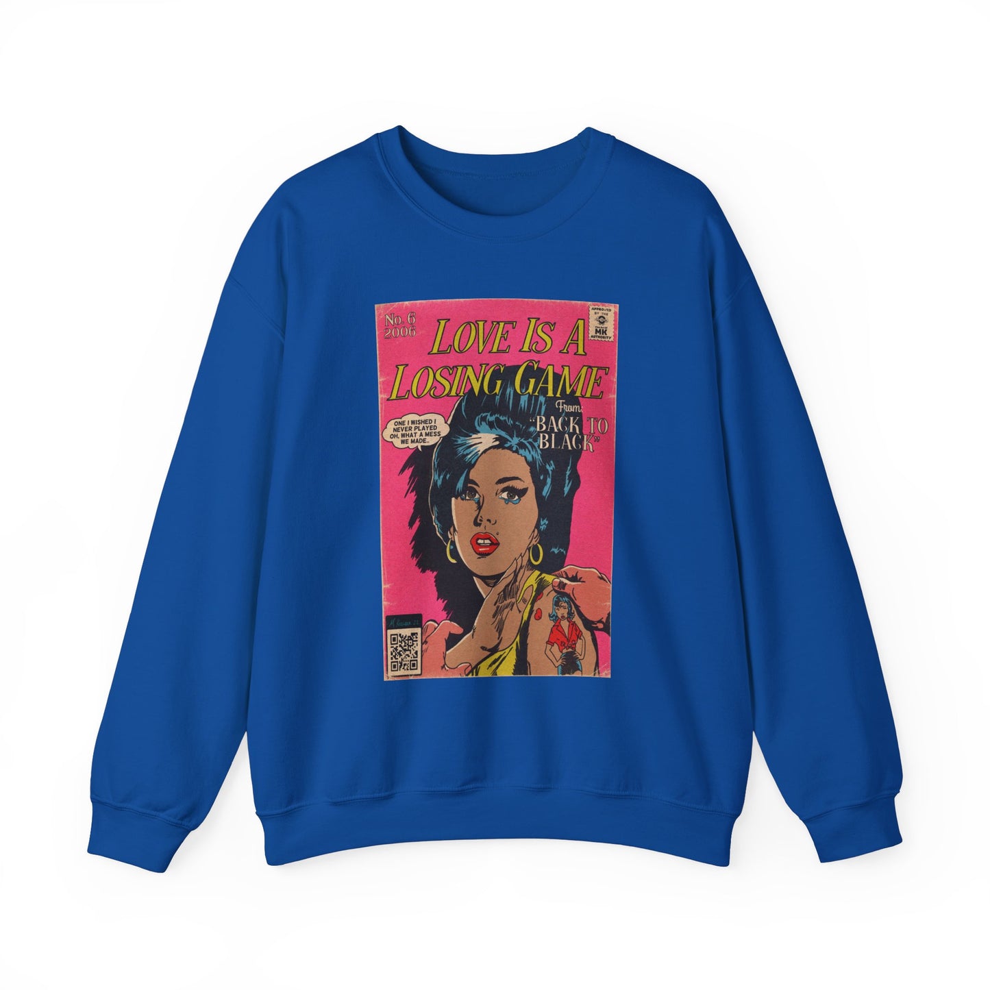 Amy Winehouse - Love Is A Losing Game - Unisex Heavy Blend™ Crewneck Sweatshirt