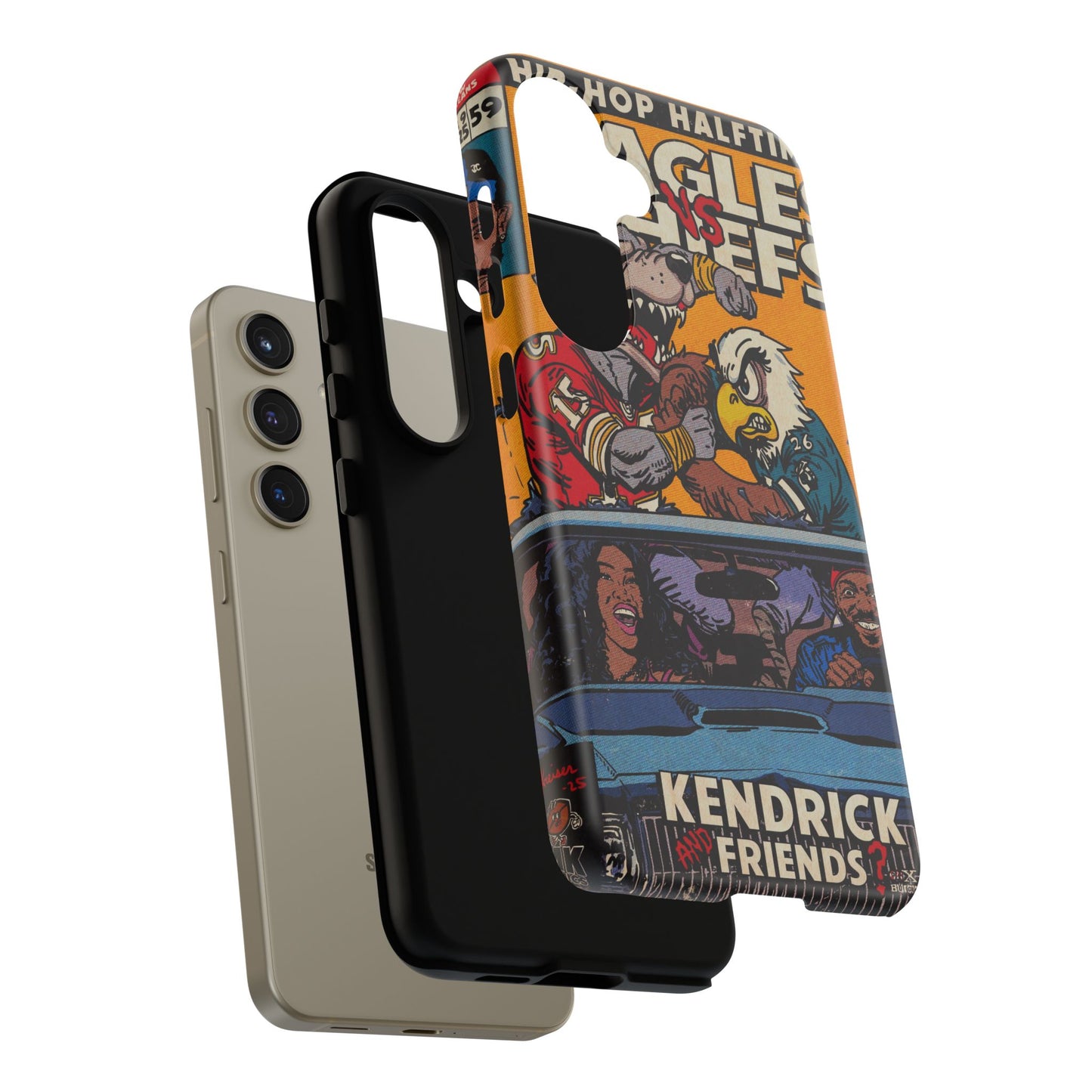 Kendrick & SZA - 2025 Halftime - Eagles vs Chiefs - Tough Phone Cases