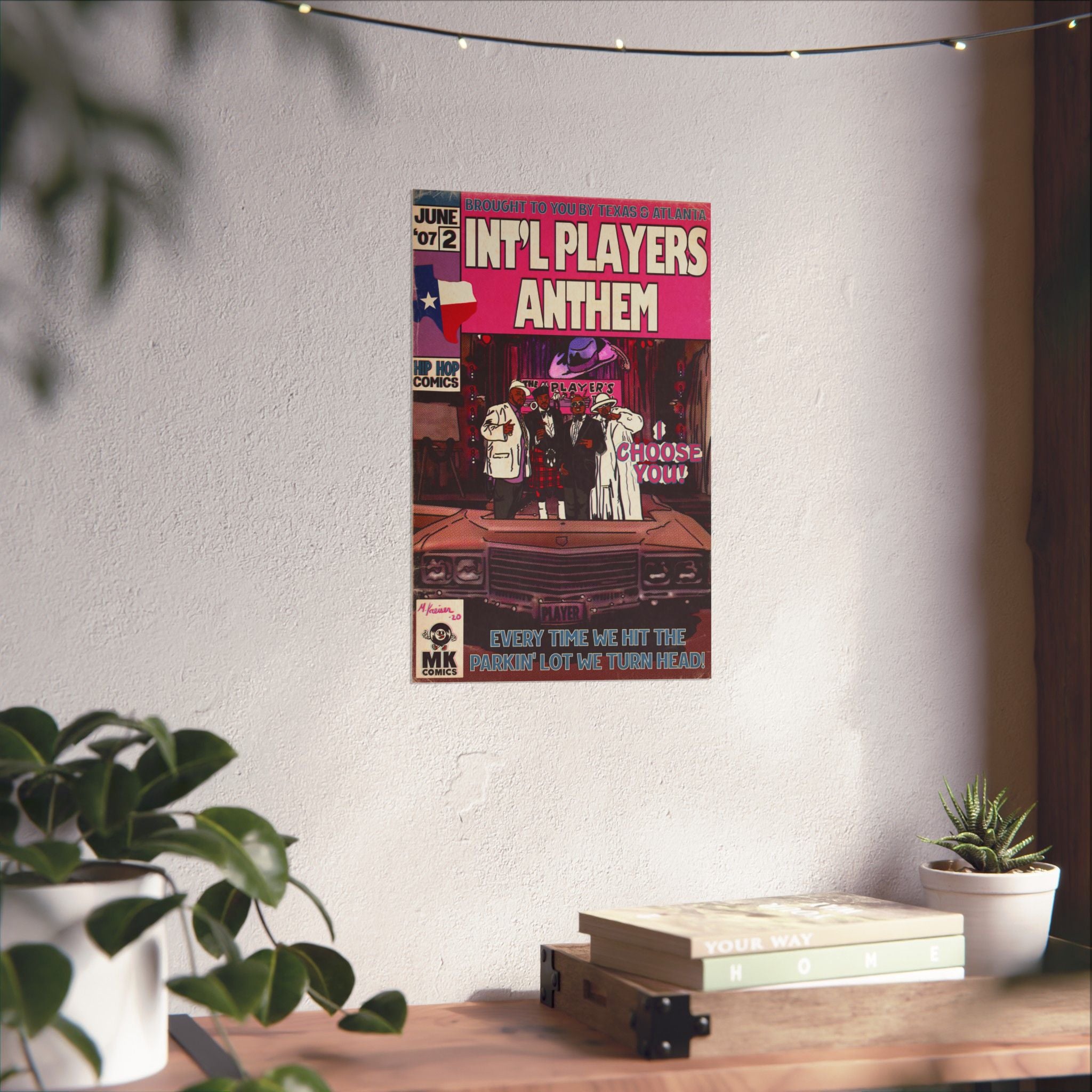 Int’l Players Anthem - Vertical Matte Poster