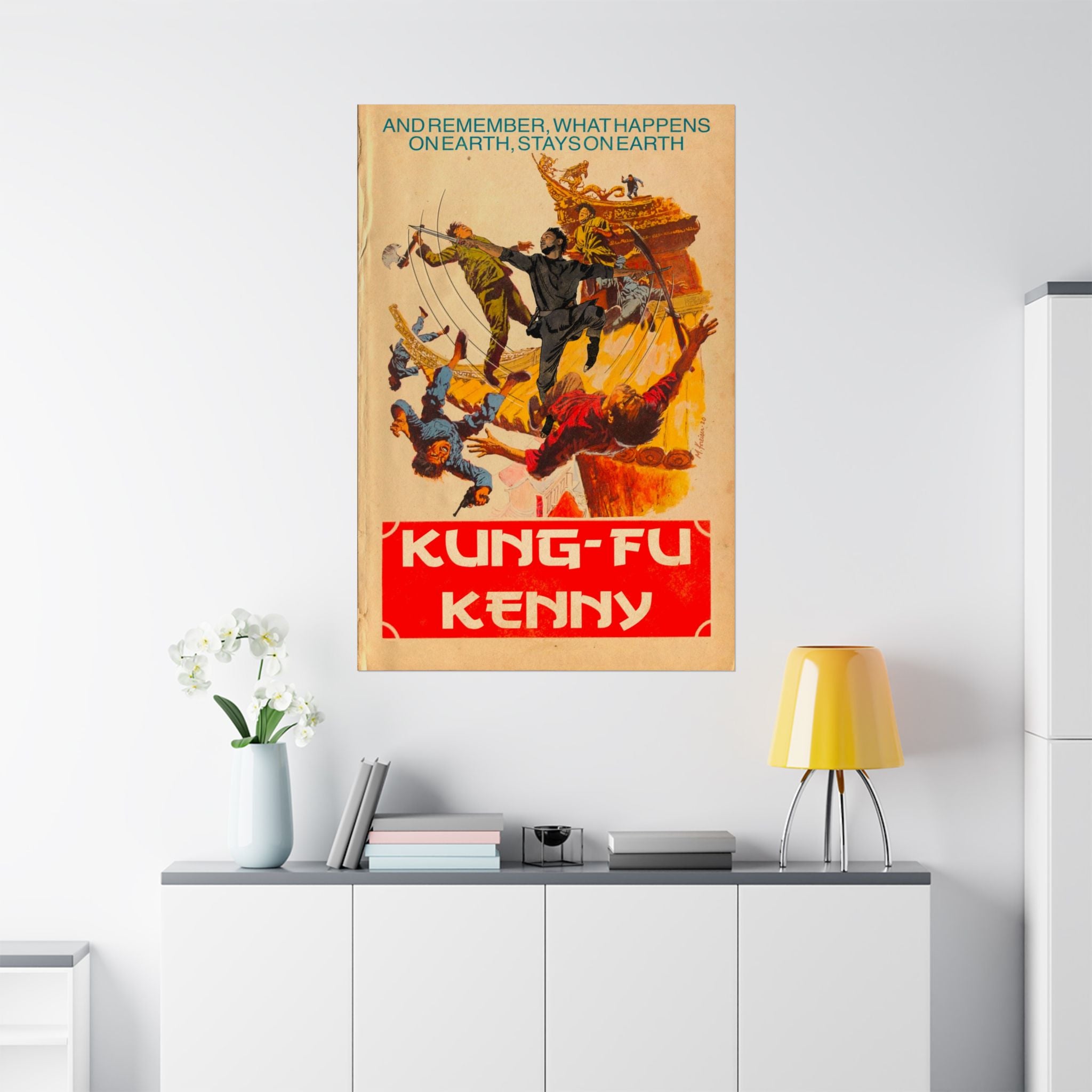 Kung Fu Kenny - Vertical Matte Posters