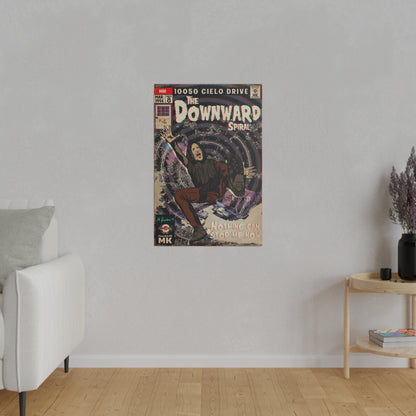 The Downward Spiral - Matte Canvas, Stretched, 0.75"