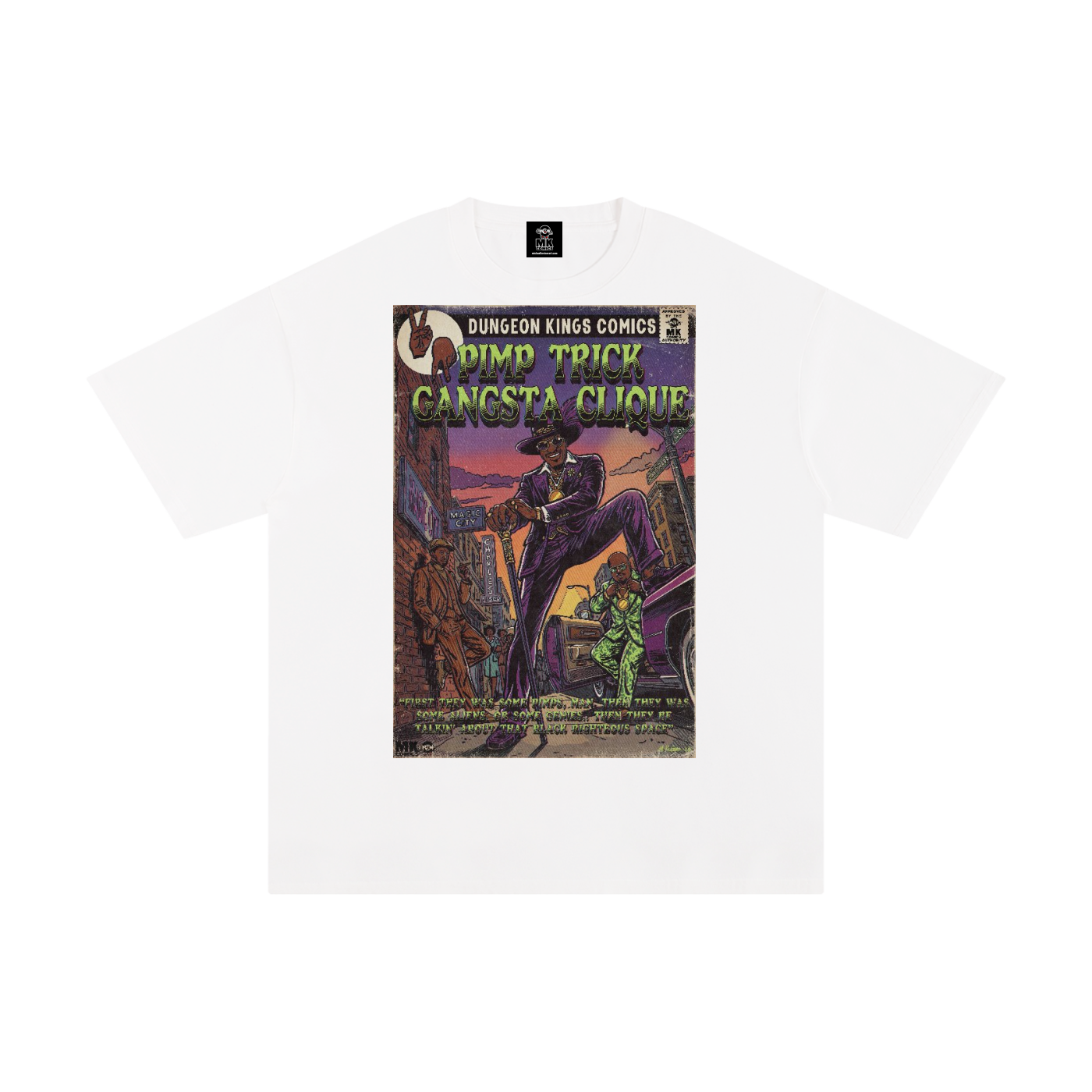 Pimp Trick Gangsta Clique - Unisex Pure Cotton T-Shirt