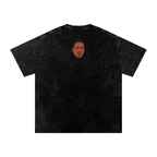 Brown Sugar - Snow Washed Oversized Cotton T-Shirt