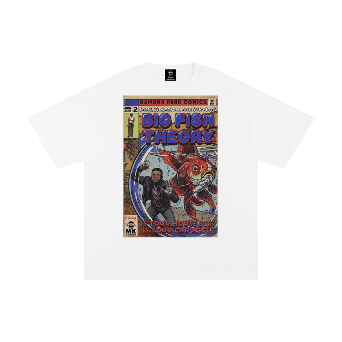 Big Fish Theory - Unisex Pure Cotton T-Shirt