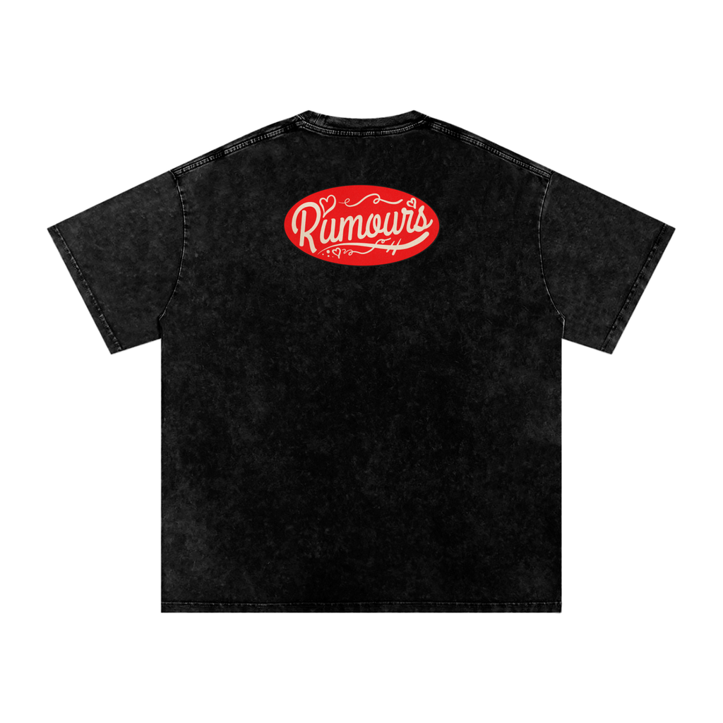 Rumours - Snow Washed Oversized Cotton T-Shirt