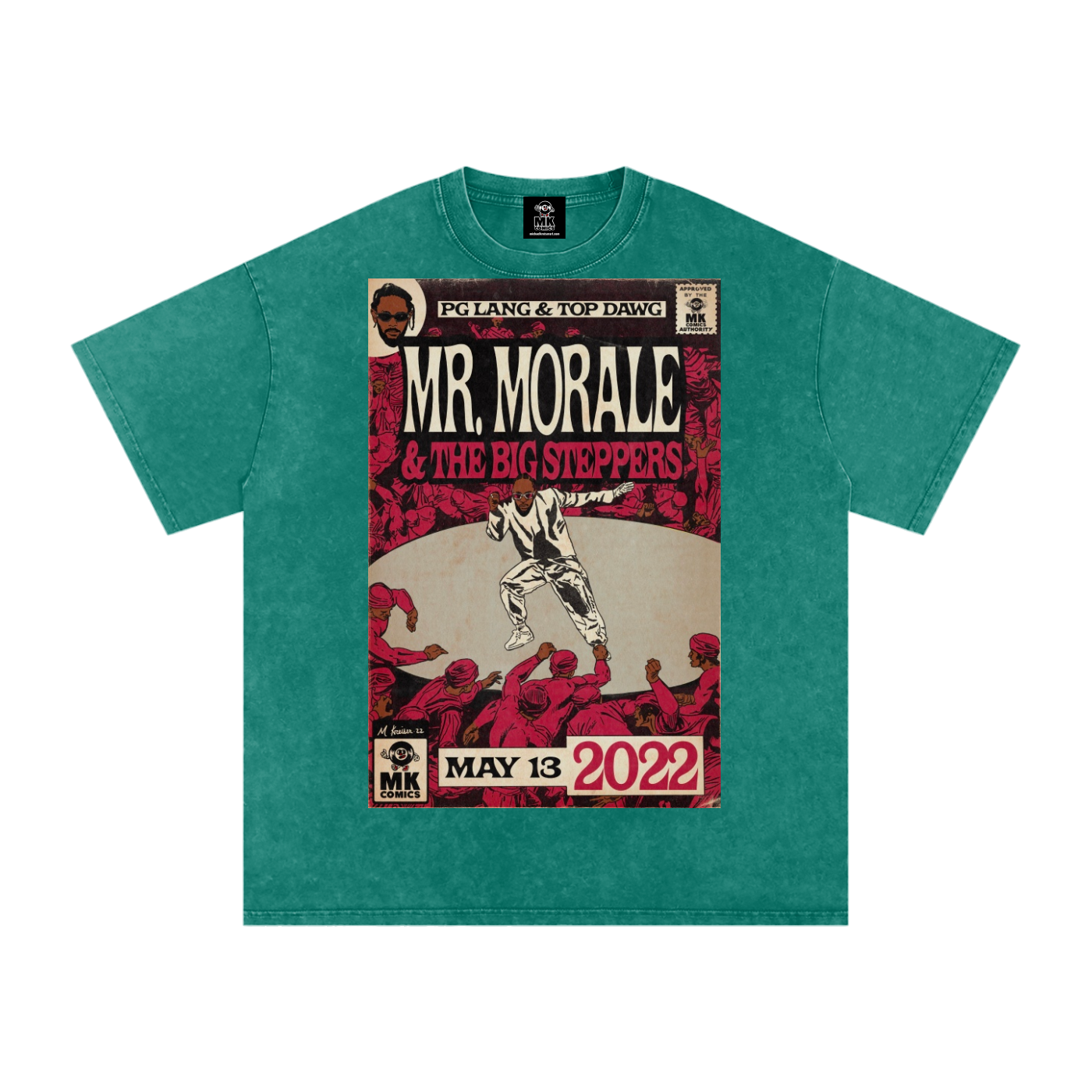 Mr. Morale & the Big Steppers - Snow Washed Oversized Cotton T-Shirt