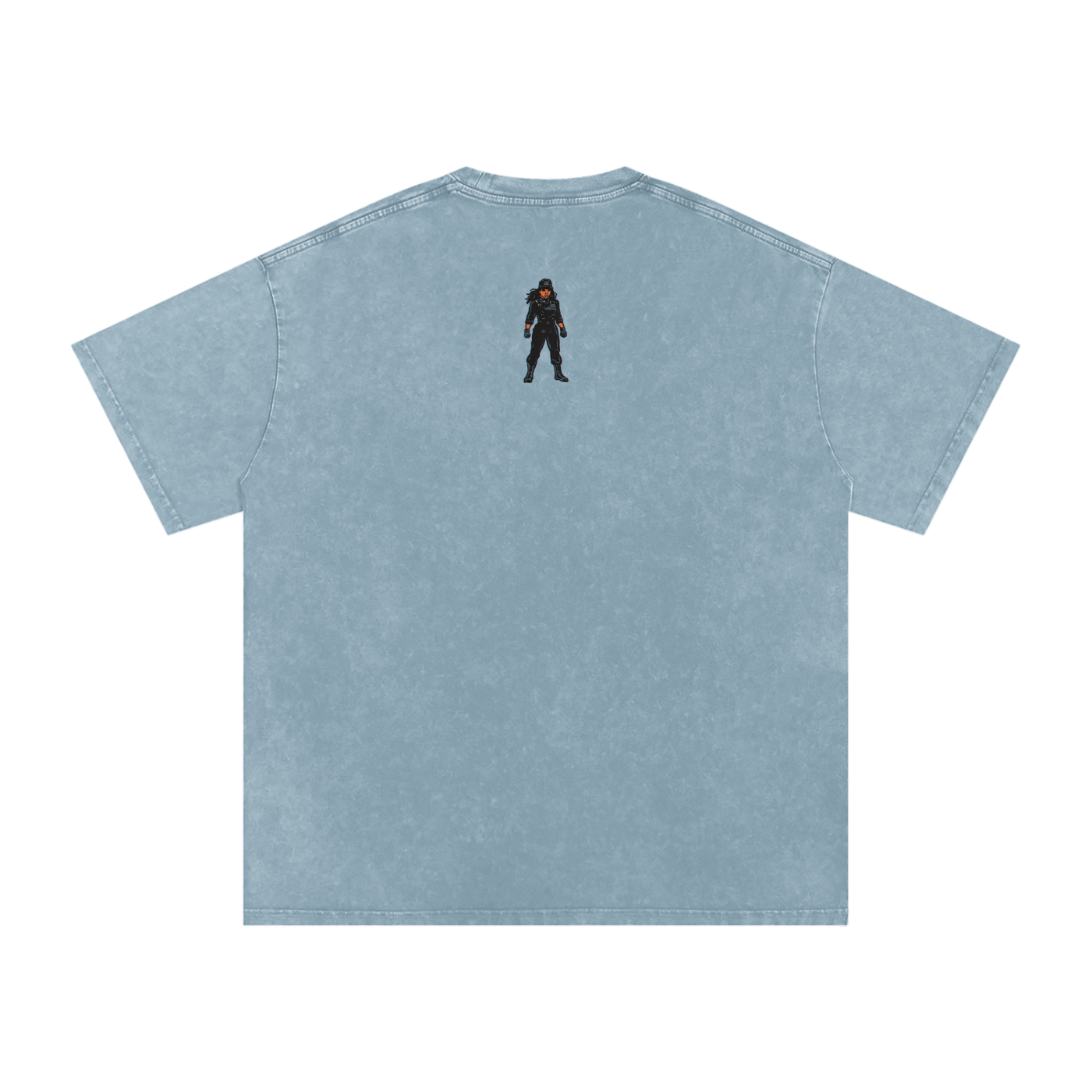 Rhythm Nation - Snow Washed Oversized Cotton T-Shirt