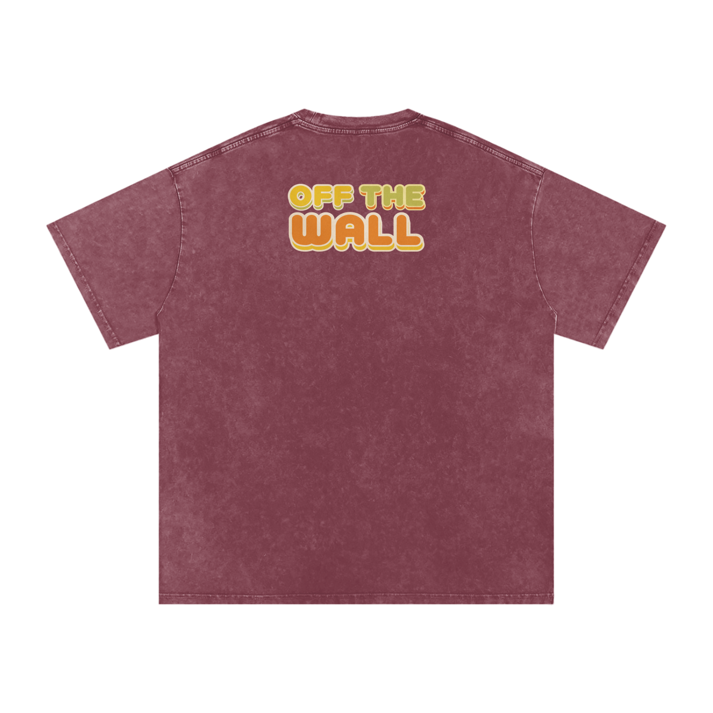 Off the Wall - Snow Washed Oversized Cotton T-Shirt