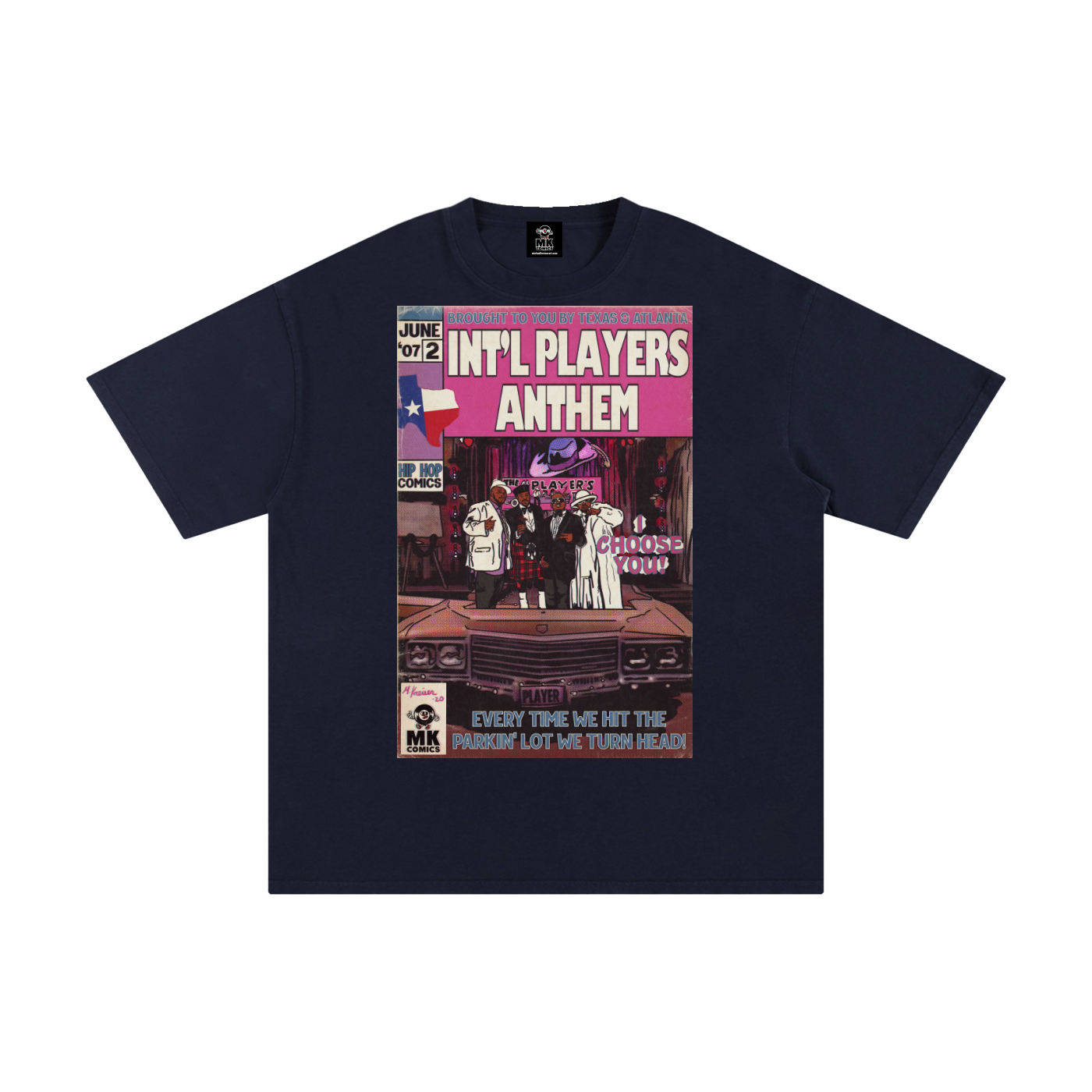 Int'l Players Anthem - MK Classics - Unisex Pure Cotton T-Shirt