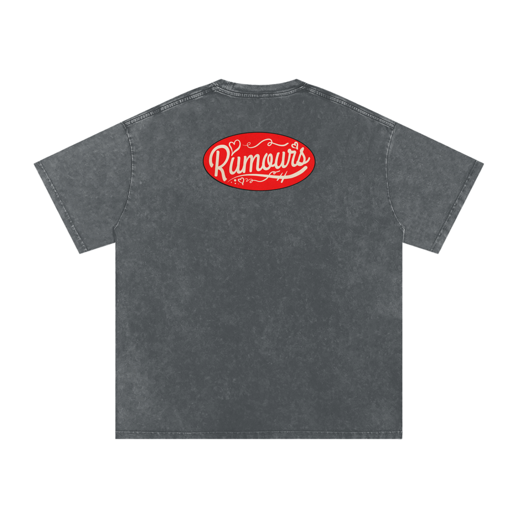 Rumours - Snow Washed Oversized Cotton T-Shirt